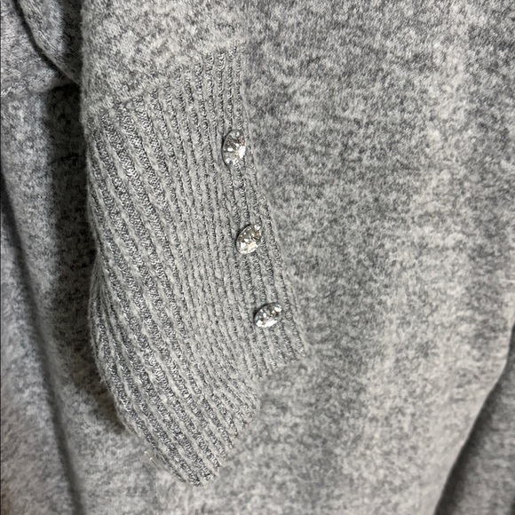 French Laundry Heather Gray Turtleneck Sweater - Picture 5 of 6